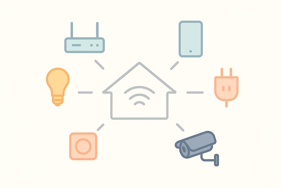 smart home connectivity icons